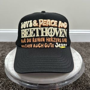 Kapital Kountry Love & Peace and Beethoven Trucker Black Hat